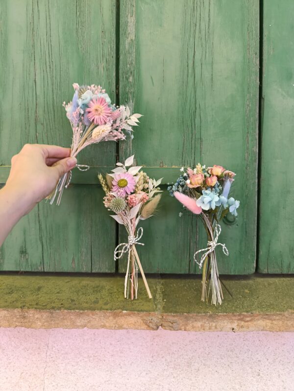 Trio de minis bouquets - Pastel